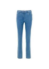 Stretch-Jeans GOLDNER "Edel geschm&uuml;ckte Jeanshose ANNA", Damen, Gr. 52, N-Gr, blau (hellblau), Obermaterial: 83% Baumwolle CO. 16% Polyester PES. 1% Elasthan EL., Jeans