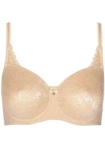 Minimizer-BH LISCA "Minimizer mit B&uuml;gel Jane", Damen, Gr. 90, Cup C, beige, Spitze, Obermaterial: 67% Polyester PES. 23% Polyamid PA. 10% Elasthan EL., BHs Minimizer-BH