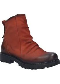 Stiefelette Josef Seibel "Melinda 33, rot", Damen, Gr. 40, rot, Obermaterial: 100% Rindsleder Leather cow., Schuhe Stiefelette