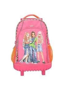 Reiserucksack Depesche "Schulrucksack Trolley Joy TOPModel 25 x 32 x 52 cm pink", Kinder, Gr. B/H/T: 32cm x 52cm, pink, Polyester, Rucks&auml;cke Reiserucksack