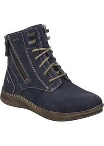Stiefelette Josef Seibel "Conny 55, ocean", Damen, Gr. 39, blau (ocean), Obermaterial: 100% Rindsleder Leather cow., Schuhe Stiefelette