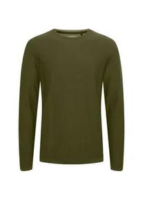 Strickfleece-Pullover Blend "Strickpullover BHPullover", Herren, Gr. M, gr&uuml;n (cypress), Obermaterial: 100% Baumwolle CO., Pullover