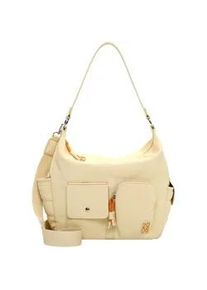 Emily & Noah Beuteltasche EMILY & NOAH "Beutel E&N Joeline", Damen, Gr. B/H/T: 35cm x 28cm x 12,5cm 0, gelb (lightgelb 431), Polyurethan, Taschen Beuteltasche