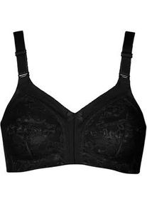 B&uuml;gelloser BH LISCA "BH ohne B&uuml;gel Sabina", Damen, Gr. 105, Cup E, schwarz, Stoff, Obermaterial: 85% Polyamid PA. 15% Elasthan EL., BHs