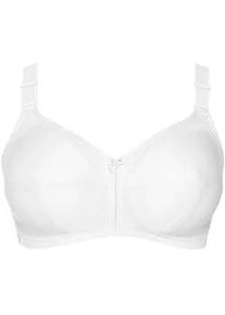 B&uuml;gelloser BH LISCA "BH ohne B&uuml;gel Mirelas", Damen, Gr. 110, Cup C, wei&szlig;, Stoff, Obermaterial: 55% Polyamid PA. 25% Elasthan EL. 20% Baumwolle CO., BHs