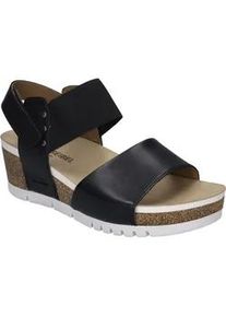 Sandale Josef Seibel "Quinn 09, schwarz", Damen, Gr. 39, schwarz, Obermaterial: 100% Rindsleder Leather cow., Schuhe Sandale