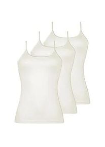 Achseltop Nina von C. "3er Pack Damen Tr&auml;gerhemd Daily", Damen, Gr. 44, N-Gr, beige (champagner), Obermaterial: 100% Baumwolle CO., Unterhemden