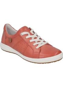 Sneaker Josef Seibel "Caren 01, lachs", Damen, Gr. 41, orange (lachs), Obermaterial: 100% Rindsleder Leather cow., Schuhe Sneaker
