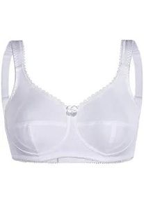Sassa Mode B&uuml;gelloser BH SASSA "BH ohne B&uuml;gel Functional Bras", Damen, Gr. 120, Cup B, wei&szlig;, Obermaterial: 92% Baumwolle CO. 8% Elasthan EL., BHs