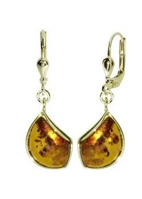 Paar Ohrh&auml;nger OSTSEE-SCHMUCK "- Jula - Gold 333/000 - Bernstein" Gr. 32, gold (gold 333, goldfarben, gelb), Ohrringe, Damen, Gelbgold 333