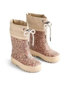 Stiefel Wheat "Wheat Rubber Boot Thermo Print", Damen, Gr. 34, rose dust flowers, Schuhe Stiefel