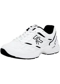 Sneaker Rieker SPORT, Herren, Gr. 46, wei&szlig;, schwarz, Lederimitat, Textil, Schuhe Sneaker, Freizeitsneaker, Halbschuh, Ugly-Schn&uuml;rer in bequemer Form