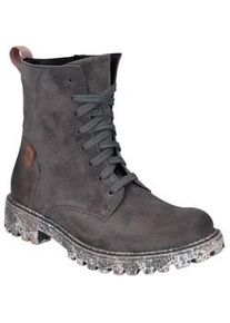 Stiefelette Josef Seibel "Marta 02, asphalt-kombi", Damen, Gr. 36, grau (asphalt, kombi), Obermaterial: 100% Rindsleder Leather cow., Schuhe Stiefelette