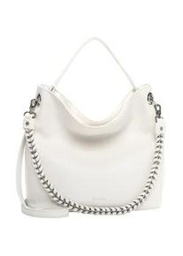 Beuteltasche Tamaris "Beutel TAS Kalia", Damen, Gr. B/H/T: 43cm x 31cm x 18cm 0, wei&szlig; (wei&szlig; 300), Polyurethan, Taschen Beuteltasche