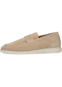 Loafer Henry Stevens "Elia PL1", Herren, Gr. 45, beige, Leder, Schuhe Loafer