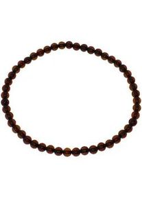 Armband OSTSEE-SCHMUCK "- Kugel 4 mm - Bernstein -" Gr. 19, braun (bernsteinfarben, braun), Armb&auml;nder, Damen, Bernstein, Armband