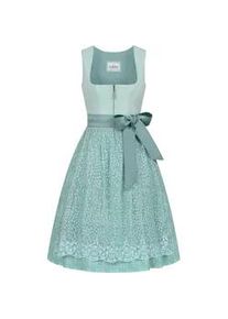 N&uuml;bler Dirndl N&Uuml;BLER "Dirndl midi Gundi", Damen, Gr. 36, EURO, blau, Obermaterial: 100% Polyester PES., Kleider