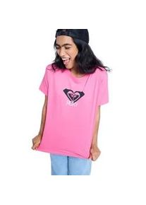 T-Shirt Roxy "Ocean Road Art", Damen, Gr. XS, sangria sunset, Obermaterial: 100% Walkfrottier;, Shirts T-Shirt