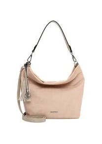 Emily & Noah Beuteltasche EMILY & NOAH "Beutel E&N Elke", Damen, Gr. B/H/T: 36cm x 28cm x 14cm 0, rosa (lightrose 664), Polyurethan, Taschen Beuteltasche