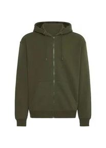 Kapuzensweatjacke Blend "Kapuzenfleecejacke BHJUSTE", Herren, Gr. S, schwarz (forest night), Obermaterial: 60% Baumwolle CO. 40% Polyester PES., Pullover