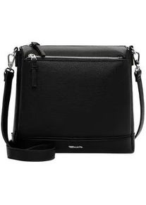 Umh&auml;ngetasche Tamaris "Umh&auml;ngetasche TAS Kennia", Damen, Gr. B/H/T: 27cm x 26cm x 6cm 0, schwarz (schwarz 100), Polyurethan, Taschen Umh&auml;ngetasche