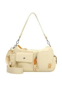 Emily & Noah Beuteltasche EMILY & NOAH "Beutel E&N Joeline", Damen, Gr. B/H/T: 27cm x 18cm x 10cm 0, gelb (lightgelb 431), Polyurethan, Taschen Beuteltasche