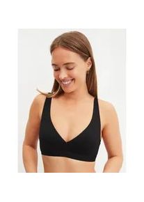 Soft-BH Calida "Sleek Skin", Damen, Gr. 75, Cup C, schwarz, Obermaterial: 75% Polyamid, 25% Elasthan, BHs Soft-BH, mit leichten, vorgeformten Cups, in Single-Jersey Qualit&auml;t