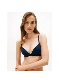 Triangel-BH, Damen, Gr. XL (42/44), N-Gr, schwarz night navy, Obermaterial: 84% Nylon, 16% Elasthan, Tommy Hilfiger UNDERWEAR, k&ouml;rpernah, BHs Triangel-BH, Triangel-Cups, gepolstert, Mikrofaser mit Stretch