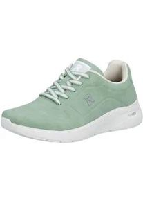 Sneaker Rieker, Damen, Gr. 37, mint, Textil, Basic, Schuhe Sneaker, Schn&uuml;rschuh, Freizeitschuh, Halbschuh mit leichter Laufsohle