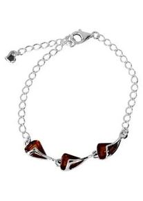 Armband OSTSEE-SCHMUCK "- Tilde - Silber 925/000 - Bernstein" Gr. 16, silber (silber 925, silberfarben, wei&szlig;), Armb&auml;nder, Damen, Silber 925 (Sterlingsilber), Armband