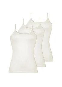 Achseltop Nina von C. "3er Pack Damen Tr&auml;gerhemd Daily", Damen, Gr. 44, N-Gr, beige (champagner), Obermaterial: 100% Baumwolle CO., Unterhemden