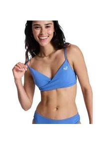 Bandeau-Bikini-Top Roxy "Solid Essentials", Damen, Gr. S, Cup B, dutch blau, Obermaterial: 85% Microfaser, 15% Elasthan;, Bikini-Oberteile