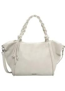 Shopper Tamaris "Shopper TAS Keona", Damen, Gr. B/H/T: 50cm x 28cm x 17cm 0, beige (ecru 320), Polyurethan, Taschen Shopper