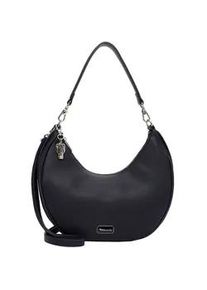 Beuteltasche Tamaris "Beutel TAS Katharina", Damen, Gr. B/H/T: 31cm x 28cm x 10cm 0, blau (blau 500), Polyurethan, Taschen Beuteltasche