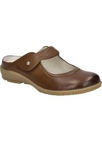 Slipper Josef Seibel "Charlotte 04, cognac", Damen, Gr. 41, braun (cognac), Obermaterial: 100% Rindsleder Leather cow., Schuhe Slipper