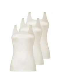 Achselhemd Nina von C. "3er Pack Damen Achselhemd Daily", Damen, Gr. 44, N-Gr, beige (champagner), Obermaterial: 100% Baumwolle CO., Unterhemden