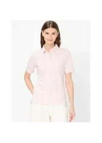 Poloshirt Brax "Style CLEO S", Damen, Gr. 46, rosa, 97% Baumwolle, 3% Elasthan, Shirts