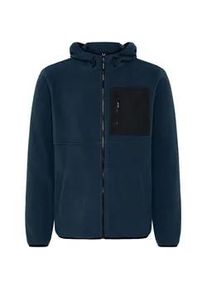 Fleecejacke Blend "Fleecejacke BHFlorix", Herren, Gr. XXL, blau (marineblaus), Obermaterial: 100% Polyester PES., Jacken Fleecejacke