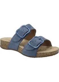 Sandale Josef Seibel "Tonga 64, jeans", Damen, Gr. 41, blau (jeans), Obermaterial: 100% Rindsleder Leather cow., Schuhe Sandale