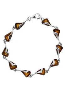 Armband OSTSEE-SCHMUCK "- Tilde - Silber 925/000 - Bernstein" Gr. 18, silber (silber 925, silberfarben, wei&szlig;), Armb&auml;nder, Damen, Silber 925 (Sterlingsilber), Armband