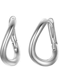 Paar Creolen YOKOAMII "Set: Y521", silber, Ohrringe, Damen, 18,6, Messing