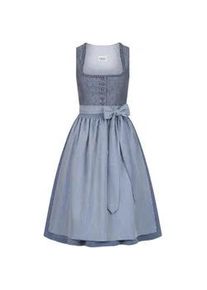 N&uuml;bler Dirndl N&Uuml;BLER "Dirndl midi Elsa", Damen, Gr. 44, EURO, blau, Obermaterial: 100% Polyester PES., Kleider