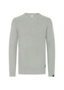 !Solid Strickfleece-Pullover SOLID "Strickpullover SDARON", Herren, Gr. XL, grau (griffin), Obermaterial: 100% Polyacryl PAN., Pullover