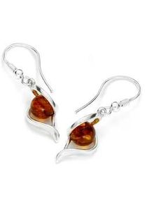 Paar Ohrh&auml;nger OSTSEE-SCHMUCK "- Isabella - Silber 925/000 - Bernstein" Gr. 36, silber (silber 925, silberfarben, wei&szlig;), Ohrringe, Damen, Silber 925 (Sterlingsilber)