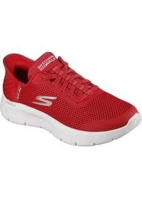 Slip-On Sneaker Skechers "GO WALK FLEX-GRAND ENTRY", Damen, Gr. 36, rot, Textil, Schuhe, Schlupfschuh, Slipper mit Slip-Ins Funktion