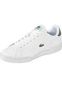 Sneaker Lacoste "Lacoste CARNABY CUP", Herren, Gr. 44, wht, khk, Leder, Schuhe Sneaker