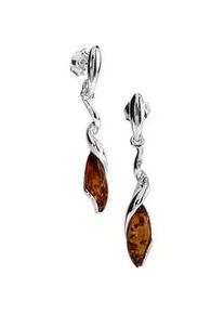 Paar Ohrh&auml;nger OSTSEE-SCHMUCK "- Annelie - Silber 925/000 - Bernstein" Gr. 35, silber (silber 925, silberfarben, wei&szlig;), Ohrringe, Damen, Silber 925 (Sterlingsilber)