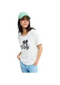 T-Shirt Roxy "Oceanwave Regular Slub", Damen, Gr. S, coconut milk, Obermaterial: 60% Walkfrottier, 40% Microfaser;, Shirts T-Shirt