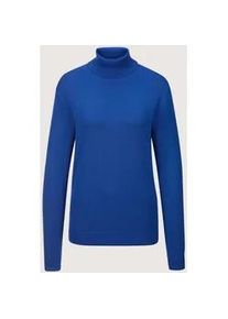 Madeleine Mode Longpullover MADELEINE "Strickpullover Schmaler Feinstrickpullover", Damen, Gr. 48, blau (royalblau), Obermaterial: 70% Viskose CV. 30% Polyamid PA., Modern, normal, Pullover Longpullover, Feinstrick