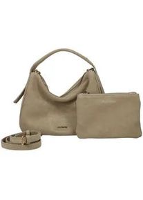 Henkeltasche Nero Giardini "Nero Giardini Taschen Veloursleder", Damen, Gr. onesize, nude, Veloursleder, Taschen